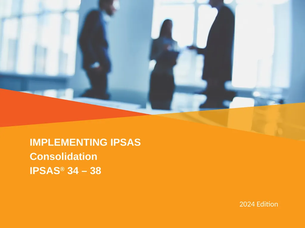 IMPLEMENTING IPSAS Consolidation IPSAS® 34 – 38