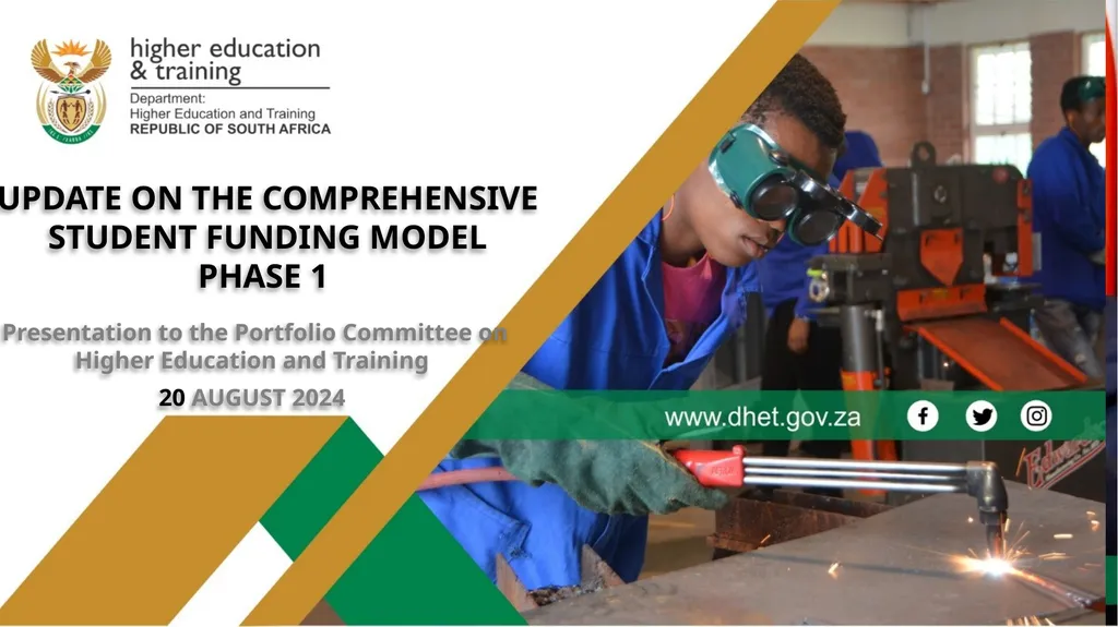 UPDATE ON THE COMPREHENSIVE STUDENT FUNDING MODEL
