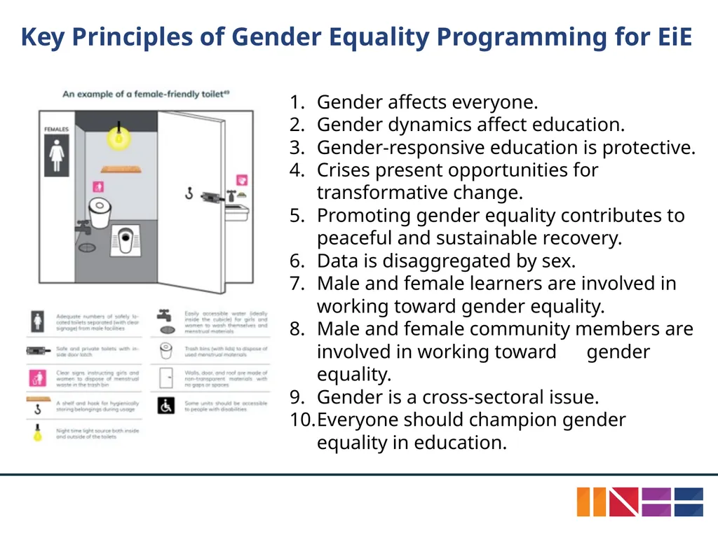 INEE Guidance Note on Gender: Gender Equality in - slide 6 of 17