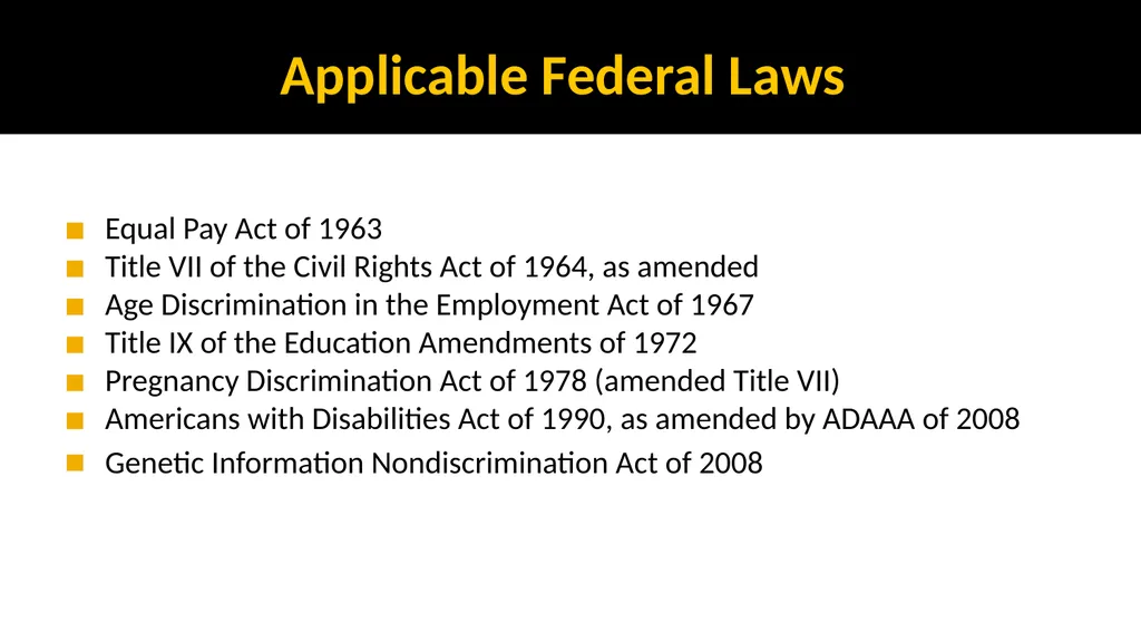 EEO, ADA & Sexual Misconduct Training for - slide 3 of 41