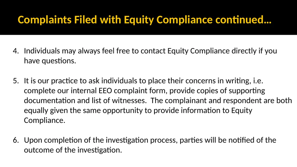 EEO, ADA & Sexual Misconduct Training for - slide 38 of 41