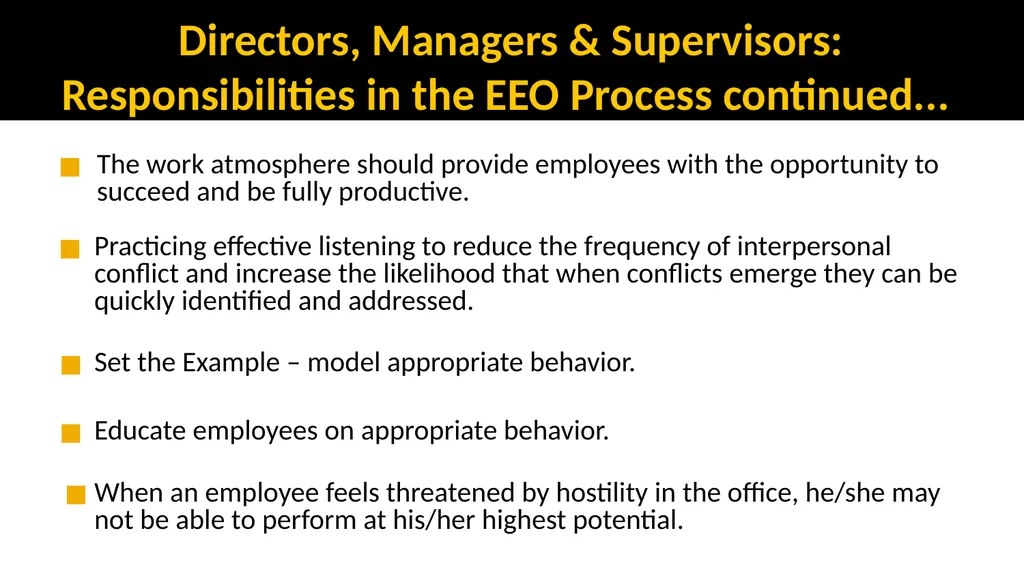 EEO, ADA & Sexual Misconduct Training for - slide 9 of 41