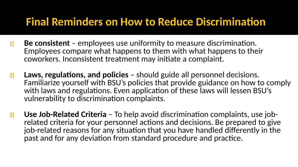 EEO, ADA & Sexual Misconduct Training for - slide 39 of 41