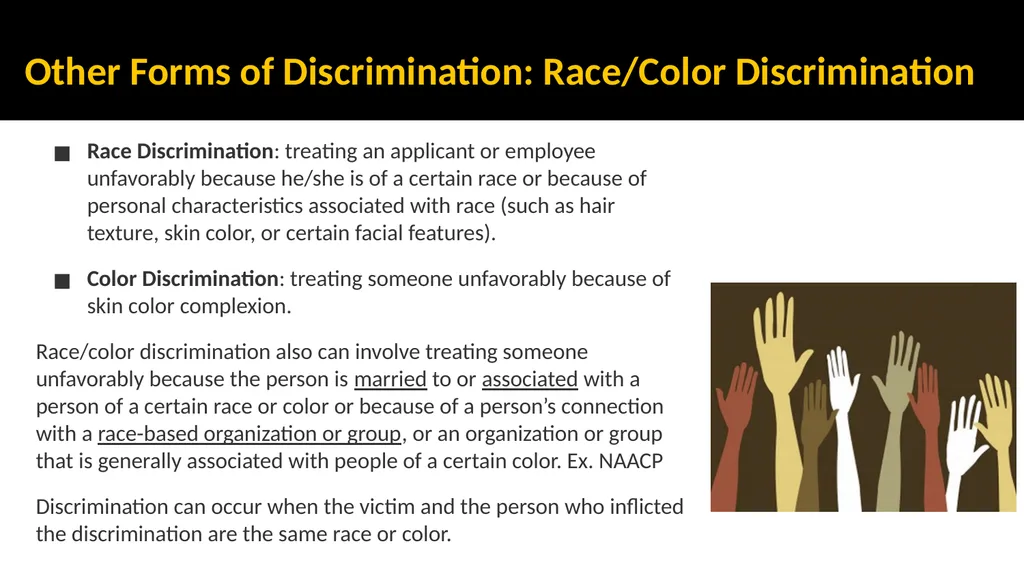 EEO, ADA & Sexual Misconduct Training for - slide 30 of 41