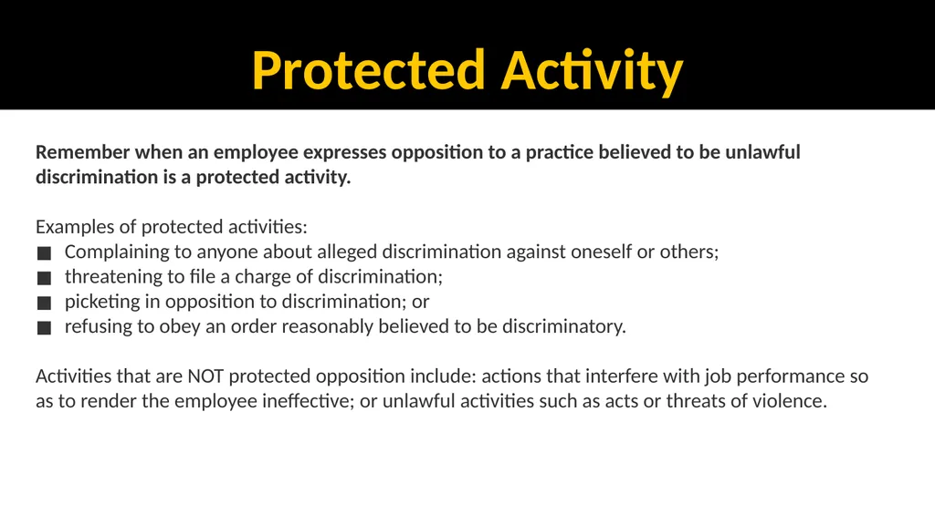 EEO, ADA & Sexual Misconduct Training for - slide 28 of 41