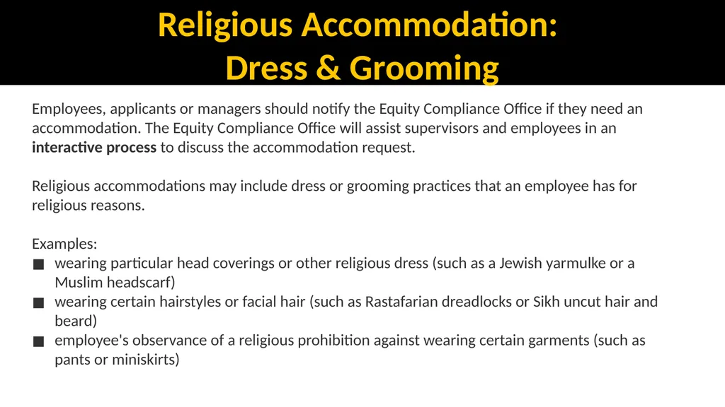EEO, ADA & Sexual Misconduct Training for - slide 36 of 41