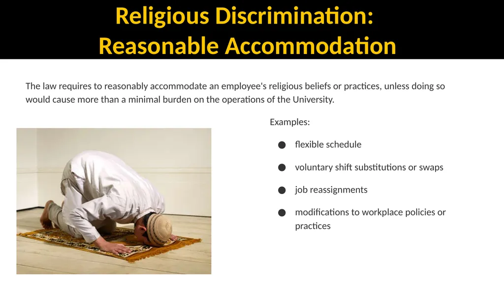 EEO, ADA & Sexual Misconduct Training for - slide 35 of 41