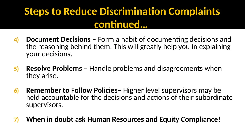 EEO, ADA & Sexual Misconduct Training for - slide 40 of 41