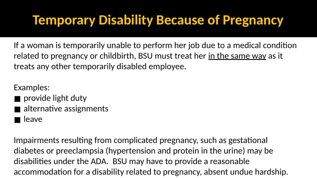 EEO, ADA & Sexual Misconduct Training for - slide 22 of 41