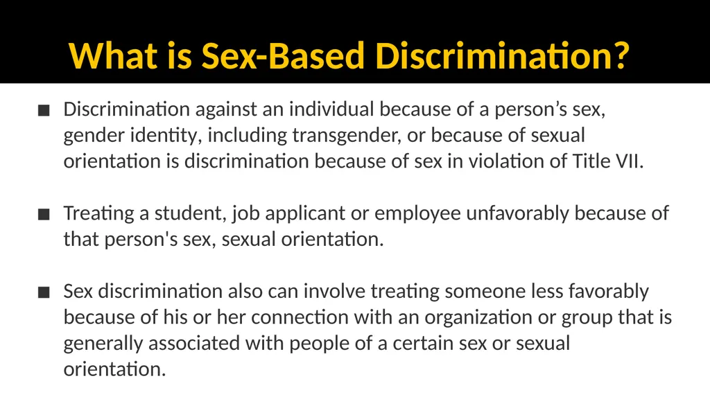 EEO, ADA & Sexual Misconduct Training for - slide 15 of 41