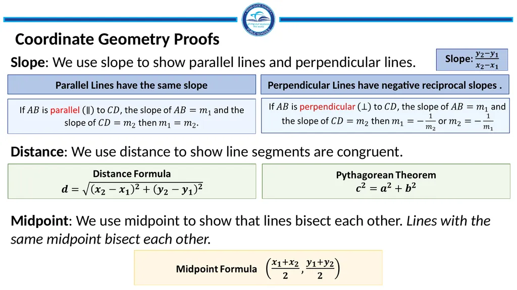 Topic 4 Quadrilaterals and Coordinate Proof - slide 10 of 15