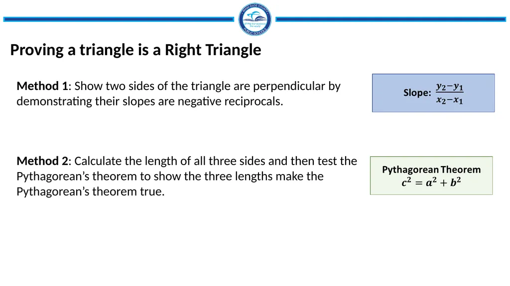Topic 4 Quadrilaterals and Coordinate Proof - slide 11 of 15