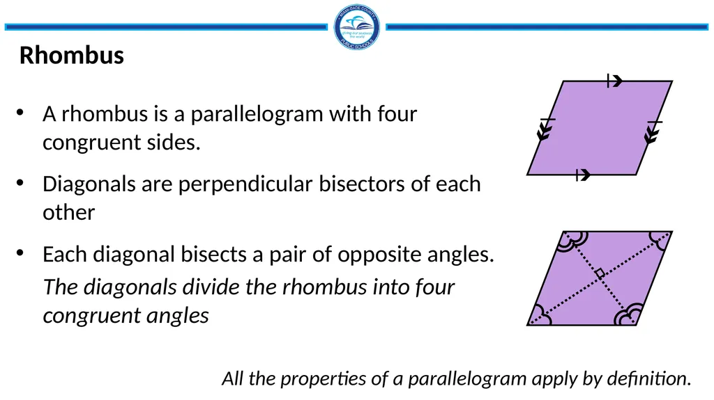 Topic 4 Quadrilaterals and Coordinate Proof - slide 8 of 15