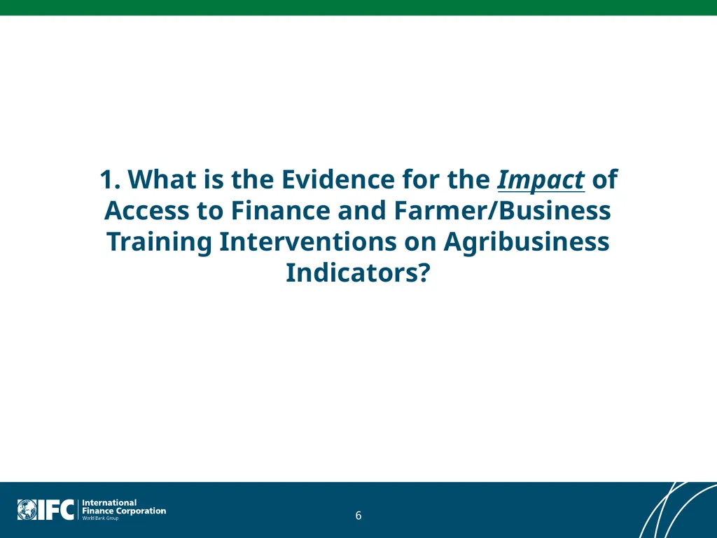 Meta-Evaluation of Private Sector Interventions in - slide 6 of 25