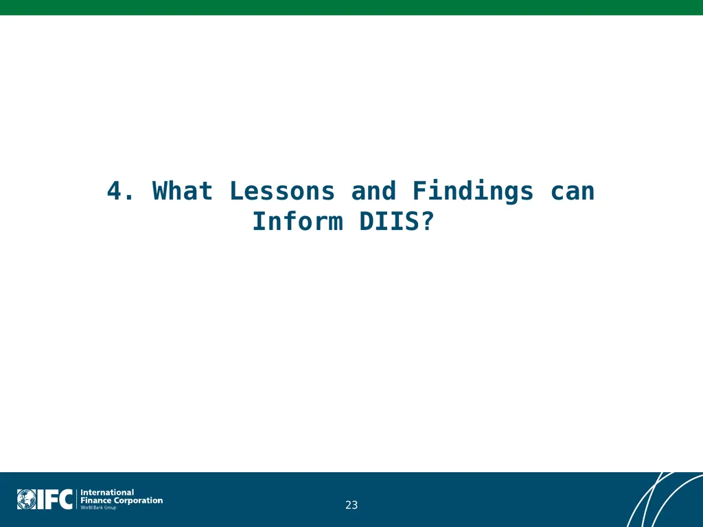 Meta-Evaluation of Private Sector Interventions in - slide 23 of 25