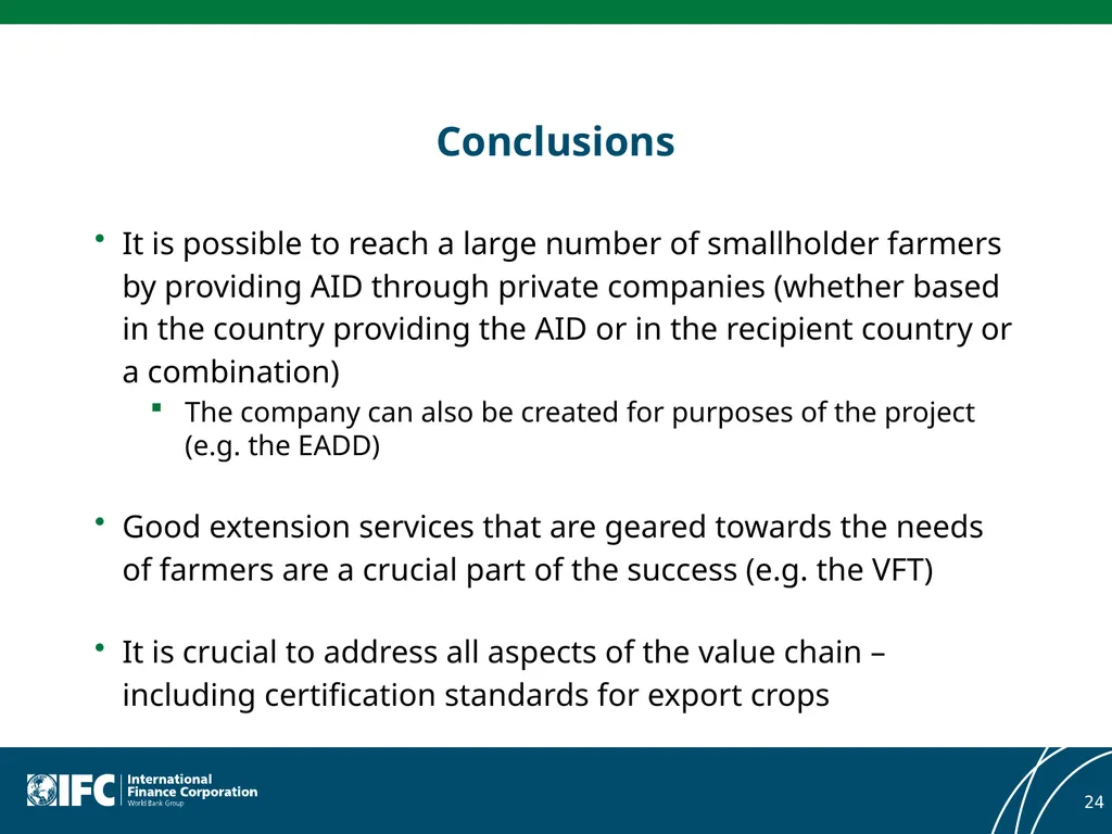 Meta-Evaluation of Private Sector Interventions in - slide 24 of 25