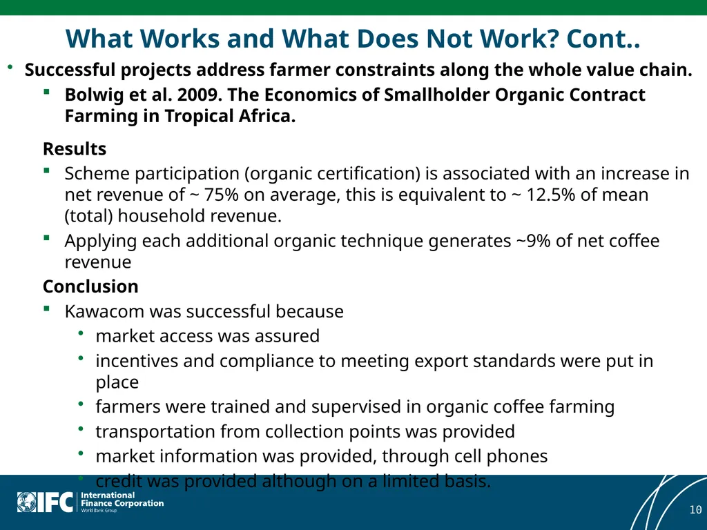 Meta-Evaluation of Private Sector Interventions in - slide 10 of 25