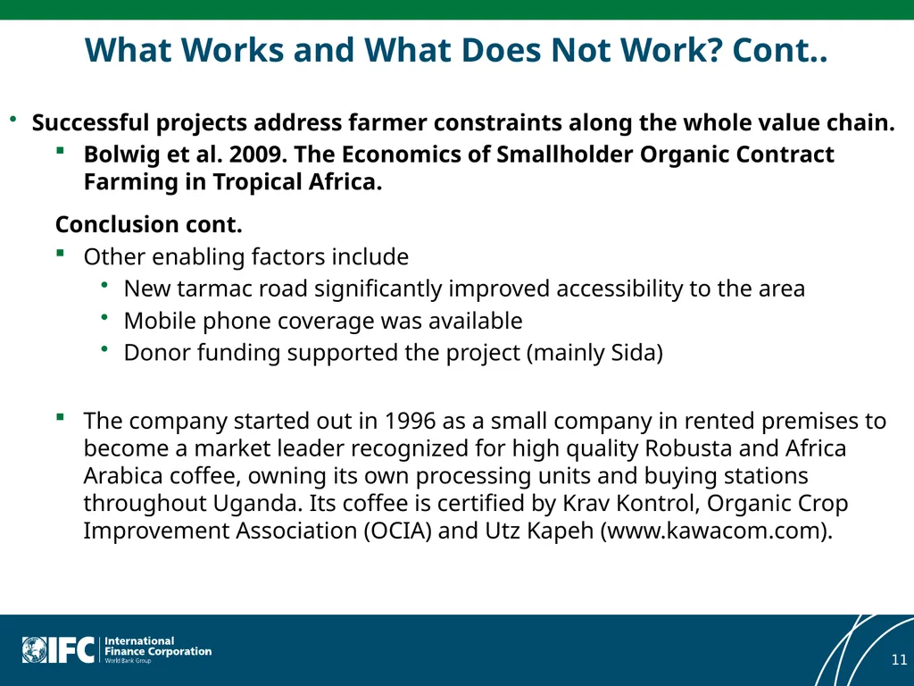 Meta-Evaluation of Private Sector Interventions in - slide 11 of 25