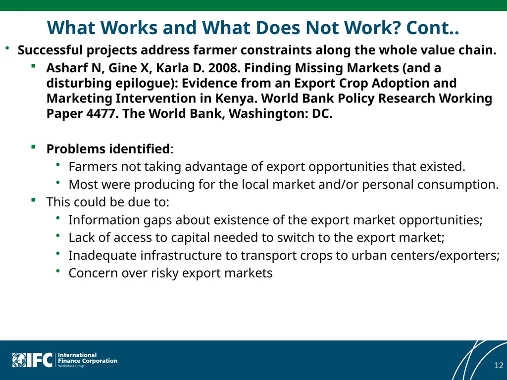 Meta-Evaluation of Private Sector Interventions in - slide 12 of 25