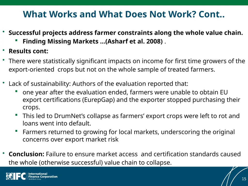 Meta-Evaluation of Private Sector Interventions in - slide 15 of 25