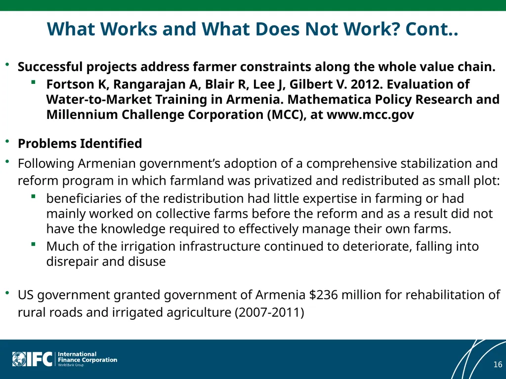 Meta-Evaluation of Private Sector Interventions in - slide 16 of 25