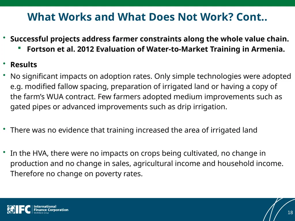 Meta-Evaluation of Private Sector Interventions in - slide 18 of 25