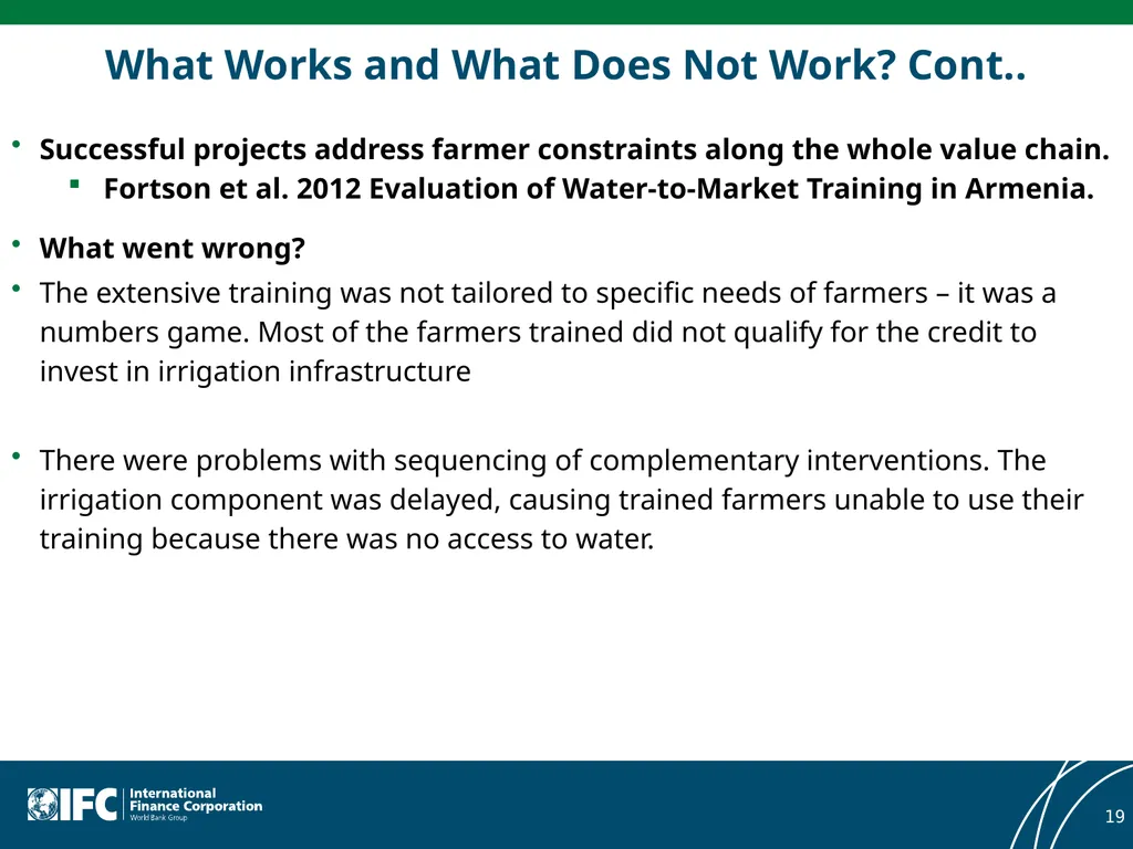 Meta-Evaluation of Private Sector Interventions in - slide 19 of 25