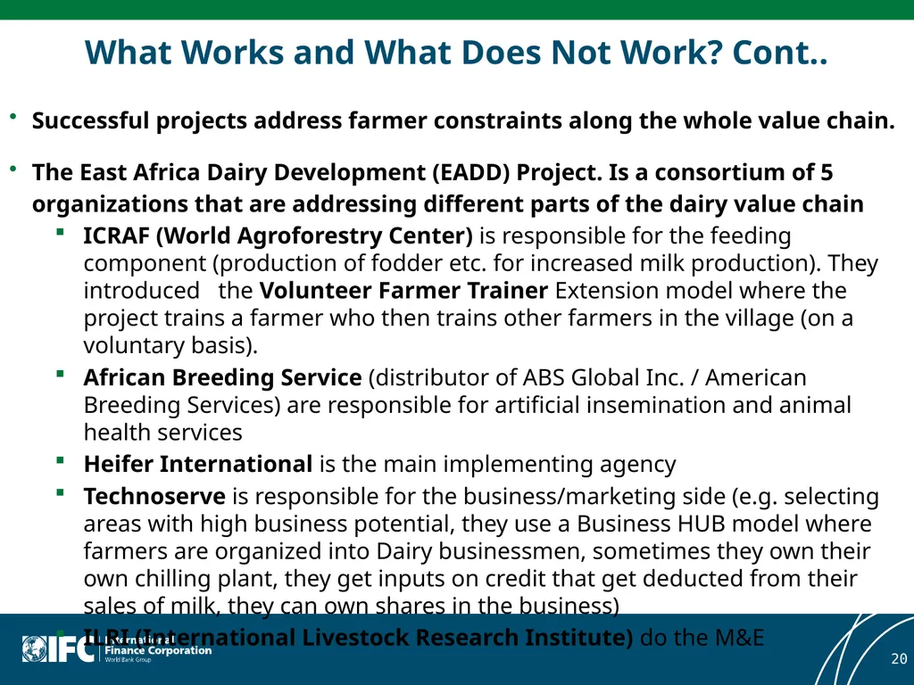 Meta-Evaluation of Private Sector Interventions in - slide 20 of 25