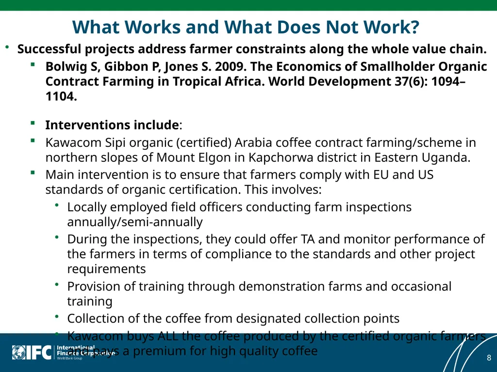 Meta-Evaluation of Private Sector Interventions in - slide 8 of 25