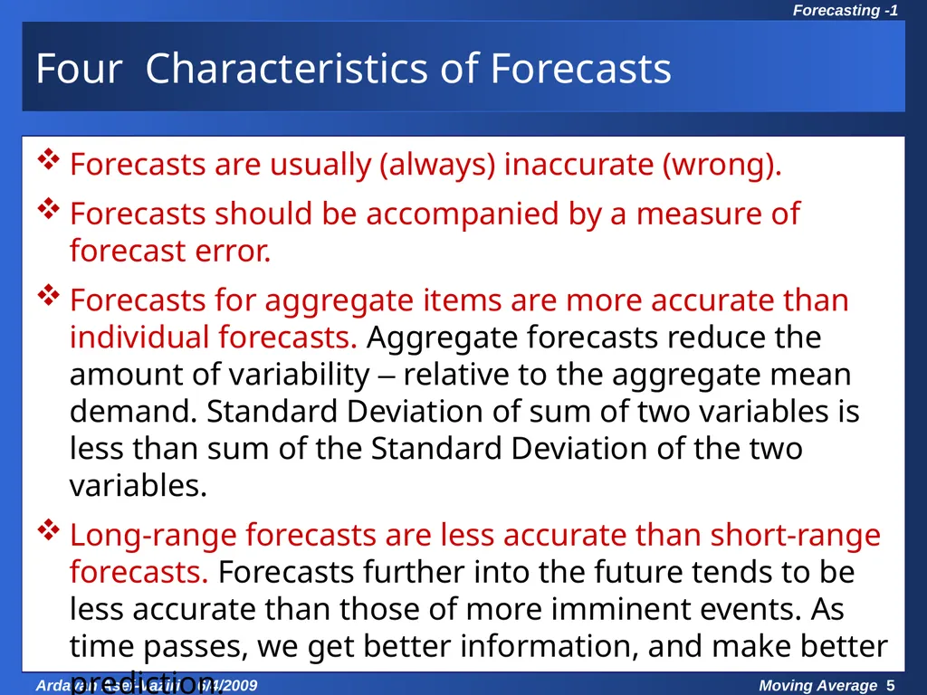 Chapter 7 Demand Forecasting in a Supply Chain - slide 5 of 35
