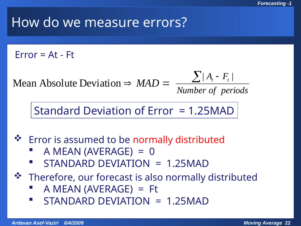 Chapter 7 Demand Forecasting in a Supply Chain - slide 22 of 35