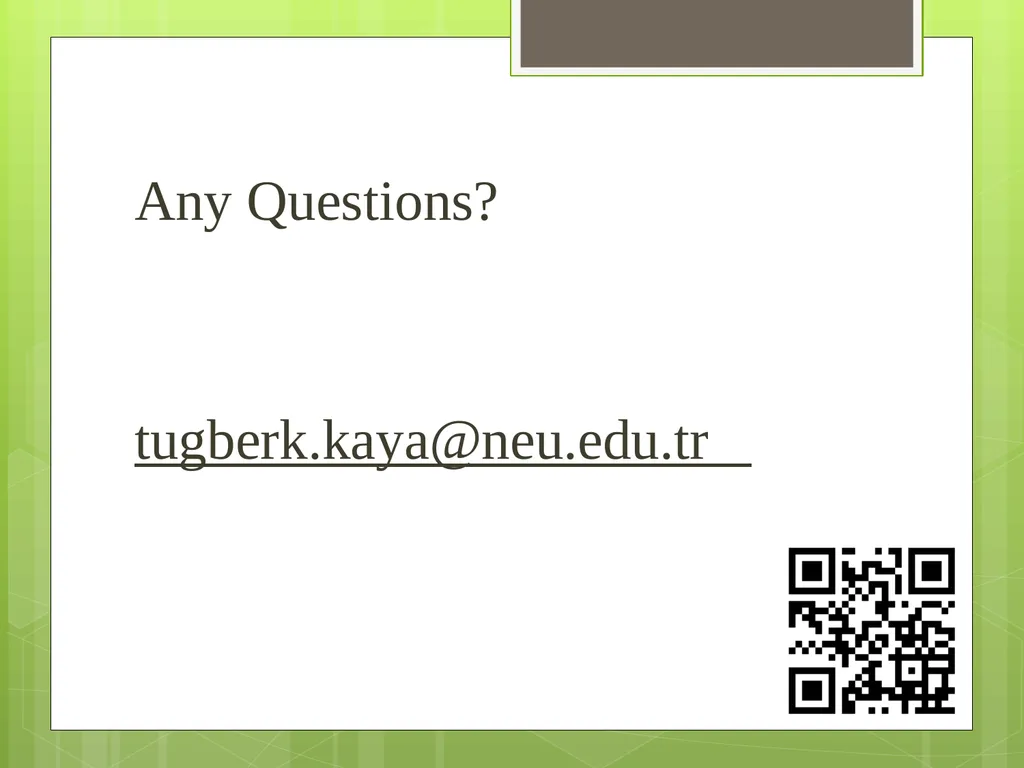 Near East University Faculty Of Economics & - slide 21 of 21