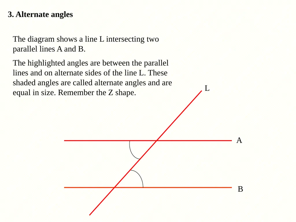 Class 1: Angles Class 2: Parallel lines and angles - slide 16 of 50
