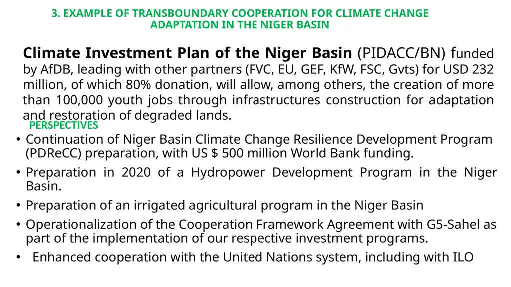 Dr Abdou GUERO Technical director, Niger basin - slide 6 of 7