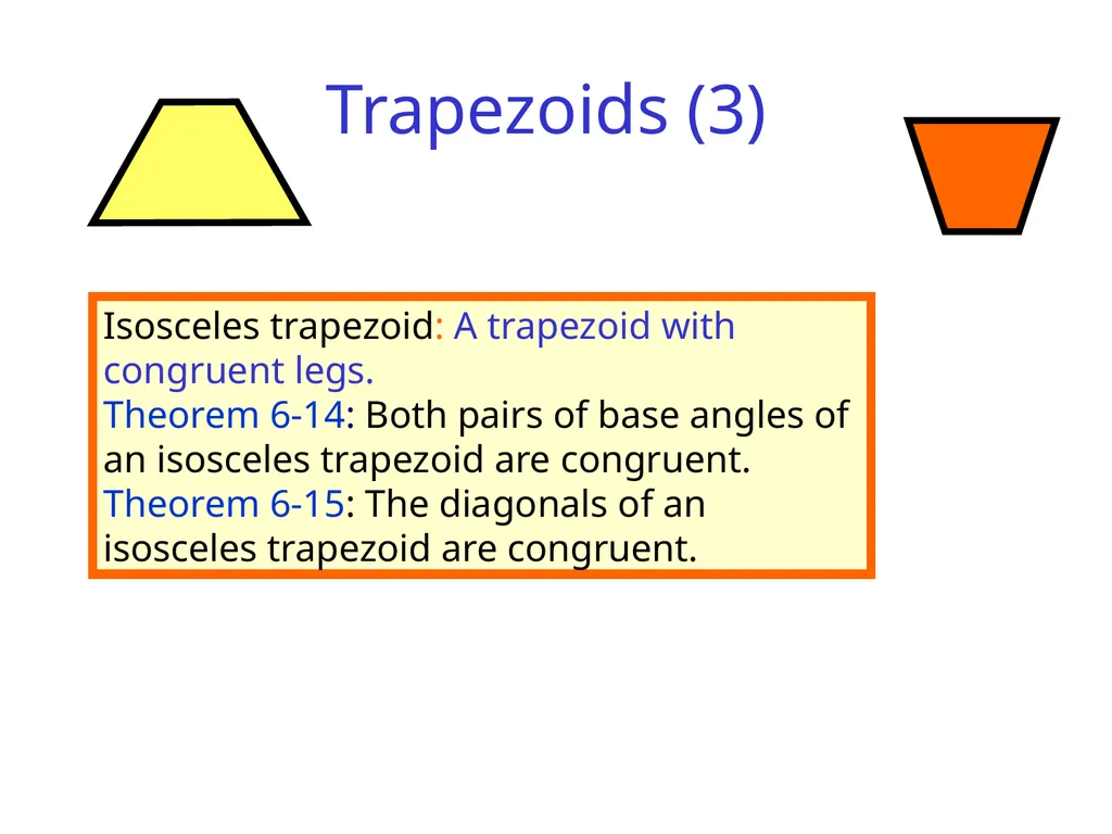Parallelograms Quadrilaterals are four-sided - slide 16 of 19