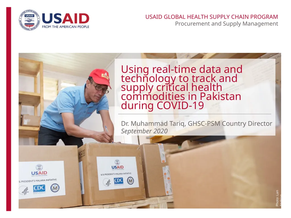 Using real-time data and technology to track and - slide 1 of 12