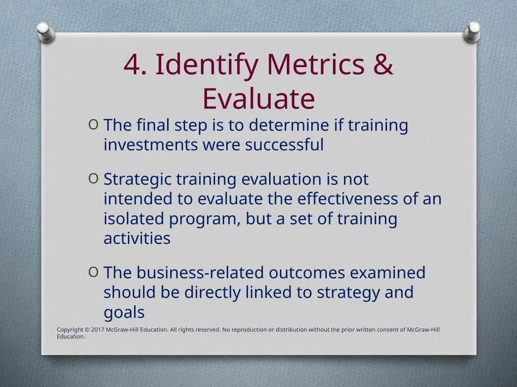 Chapter Two Strategic Training Objectives Discuss - slide 15 of 39