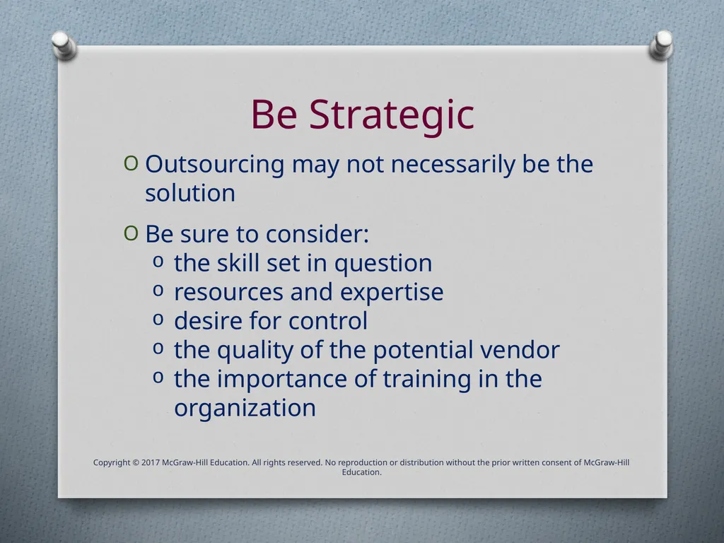 Chapter Two Strategic Training Objectives Discuss - slide 39 of 39