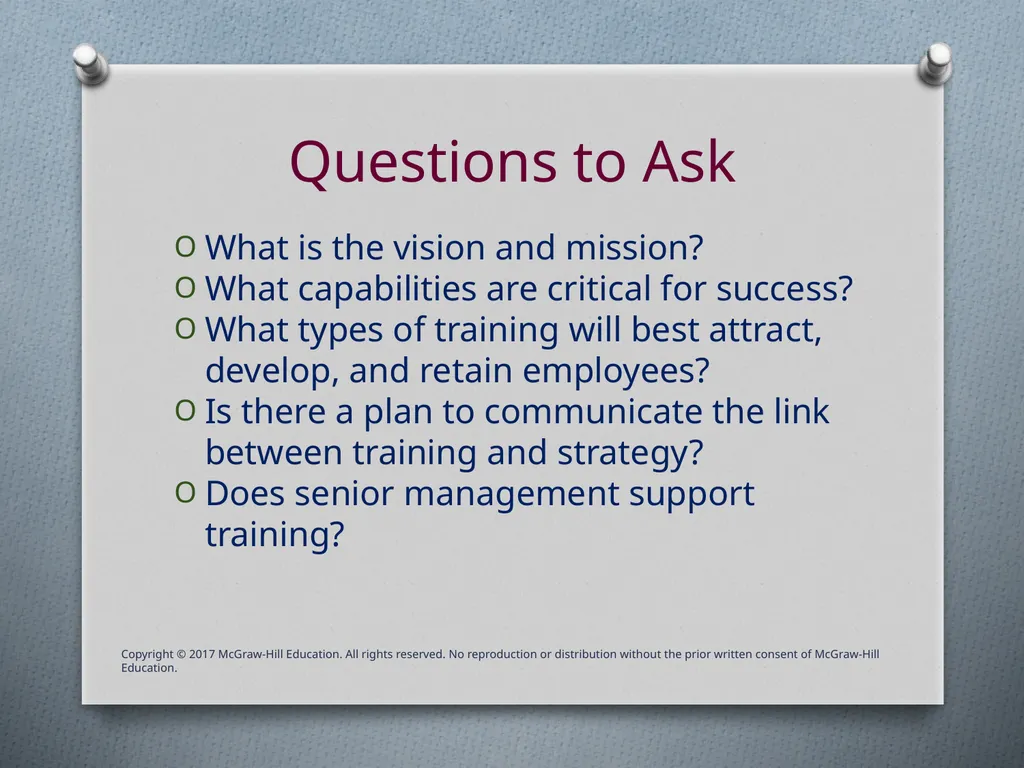 Chapter Two Strategic Training Objectives Discuss - slide 13 of 39