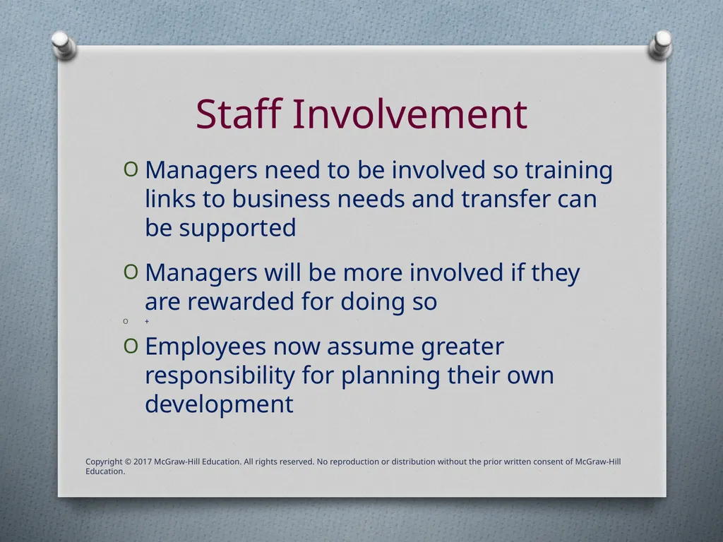 Chapter Two Strategic Training Objectives Discuss - slide 27 of 39