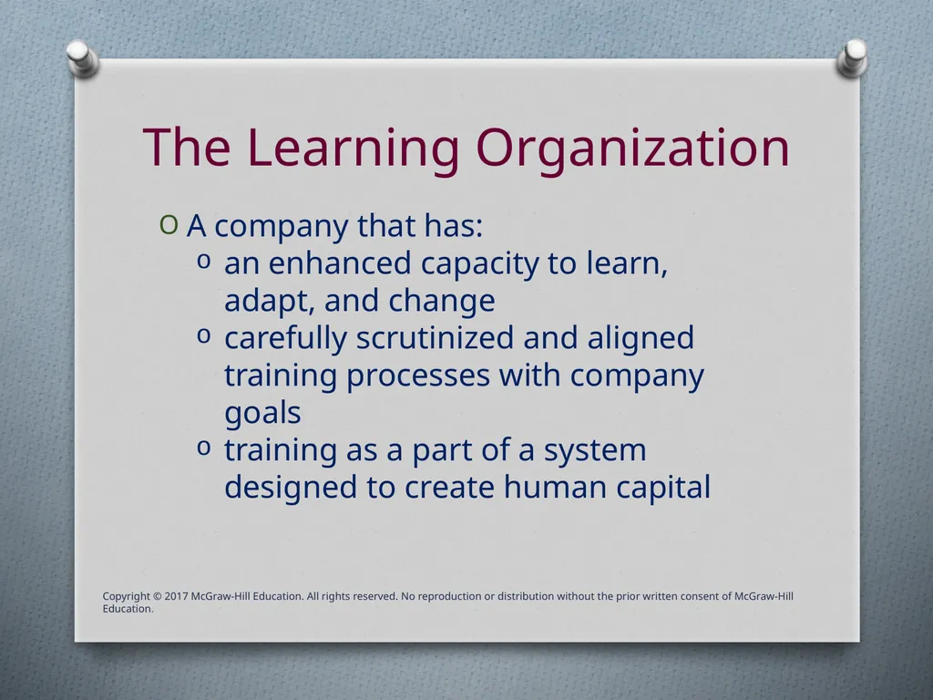 Chapter Two Strategic Training Objectives Discuss - slide 6 of 39