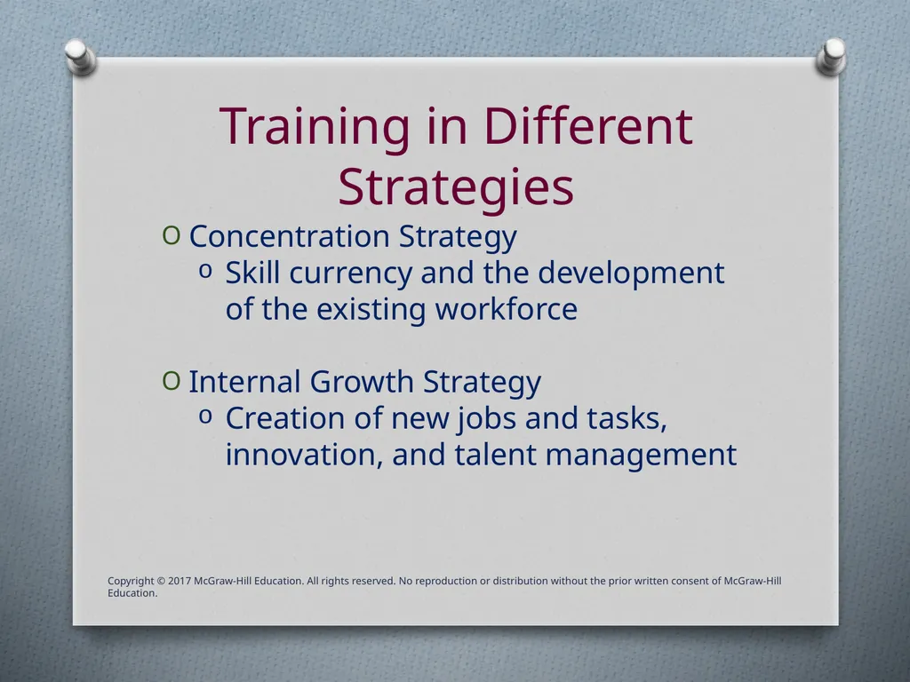 Chapter Two Strategic Training Objectives Discuss - slide 28 of 39