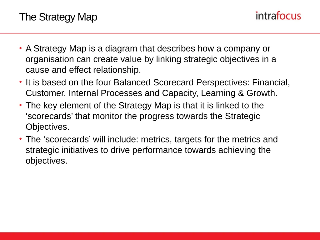 The Strategy Map Presentation Templates The - slide 2 of 18