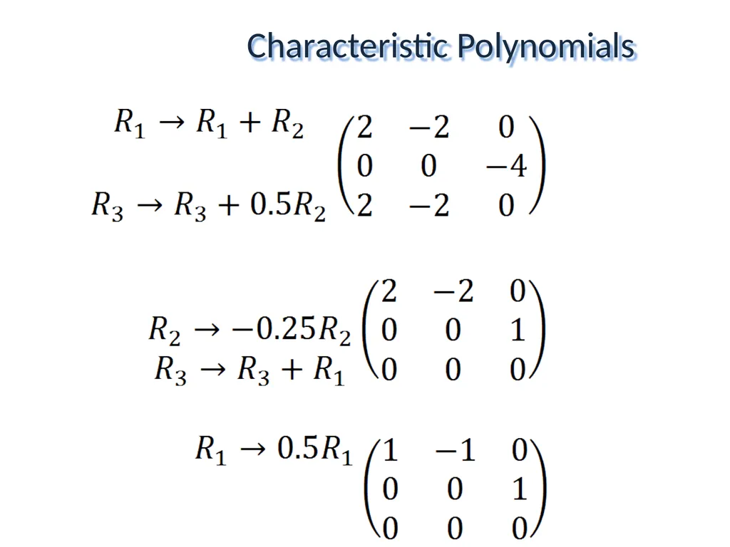 Mathematical Fundamentals: Linear Algebra Jothi - slide 26 of 57
