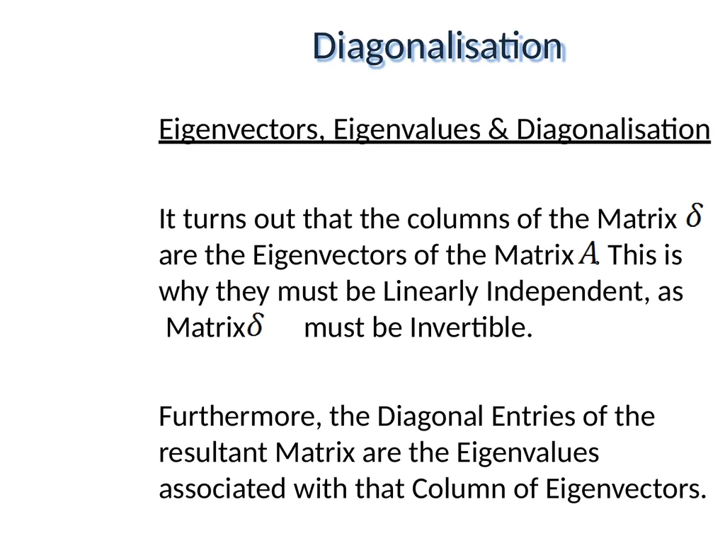 Mathematical Fundamentals: Linear Algebra Jothi - slide 31 of 57