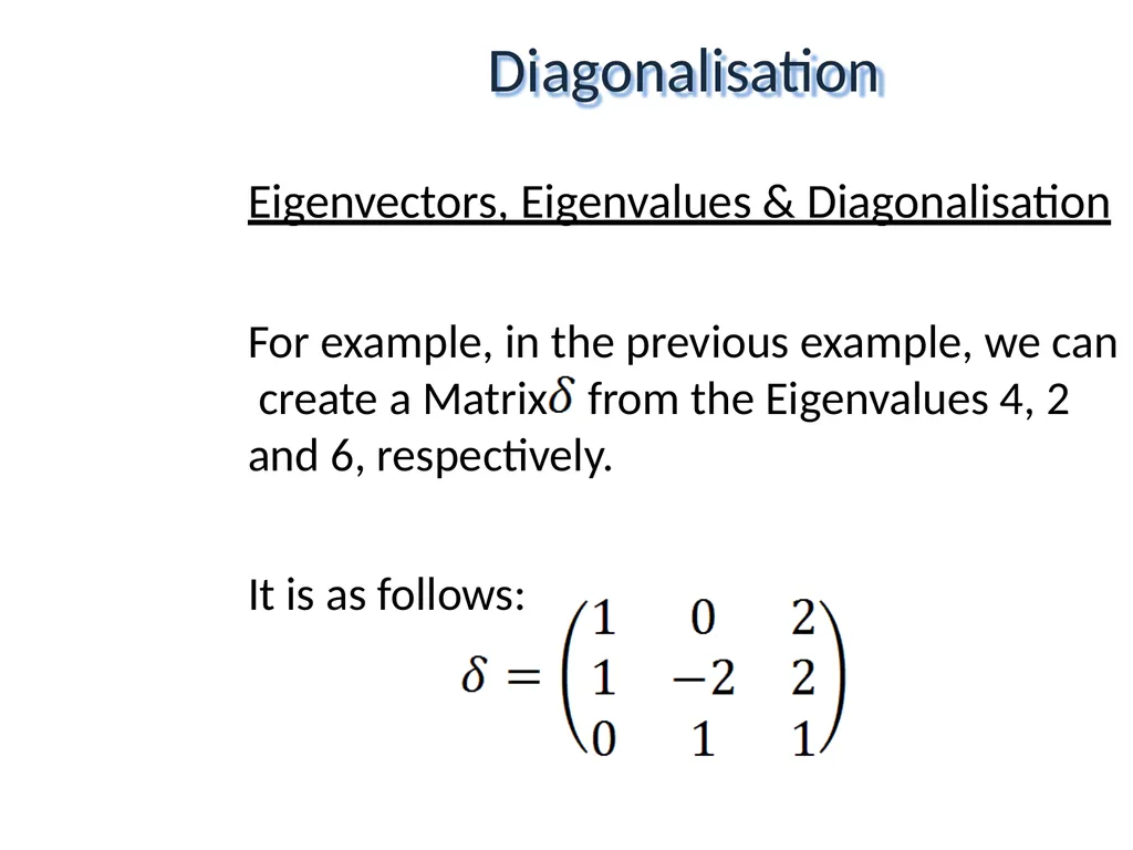 Mathematical Fundamentals: Linear Algebra Jothi - slide 32 of 57