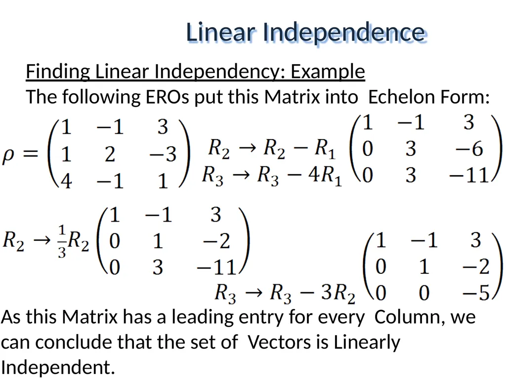 Mathematical Fundamentals: Linear Algebra Jothi - slide 49 of 57