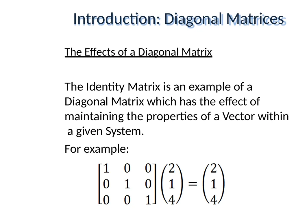 Mathematical Fundamentals: Linear Algebra Jothi - slide 5 of 57