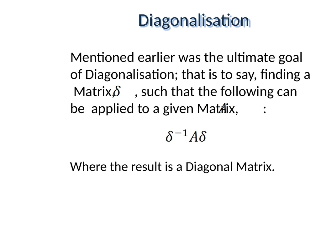 Mathematical Fundamentals: Linear Algebra Jothi - slide 29 of 57