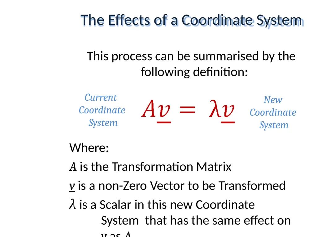 Mathematical Fundamentals: Linear Algebra Jothi - slide 13 of 57